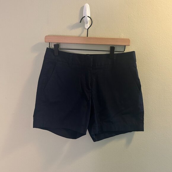 J. Crew Factory Chino Shorts Womens Size 2 Bundle Chambray Blue Navy Short - Picture 12 of 16
